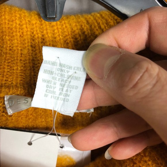 Design History Women's Burnt Squash Knitted Sweater Size Small - Picture 6 of 7